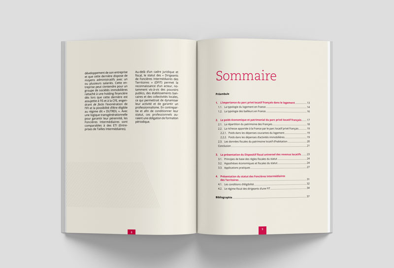 création rapport print